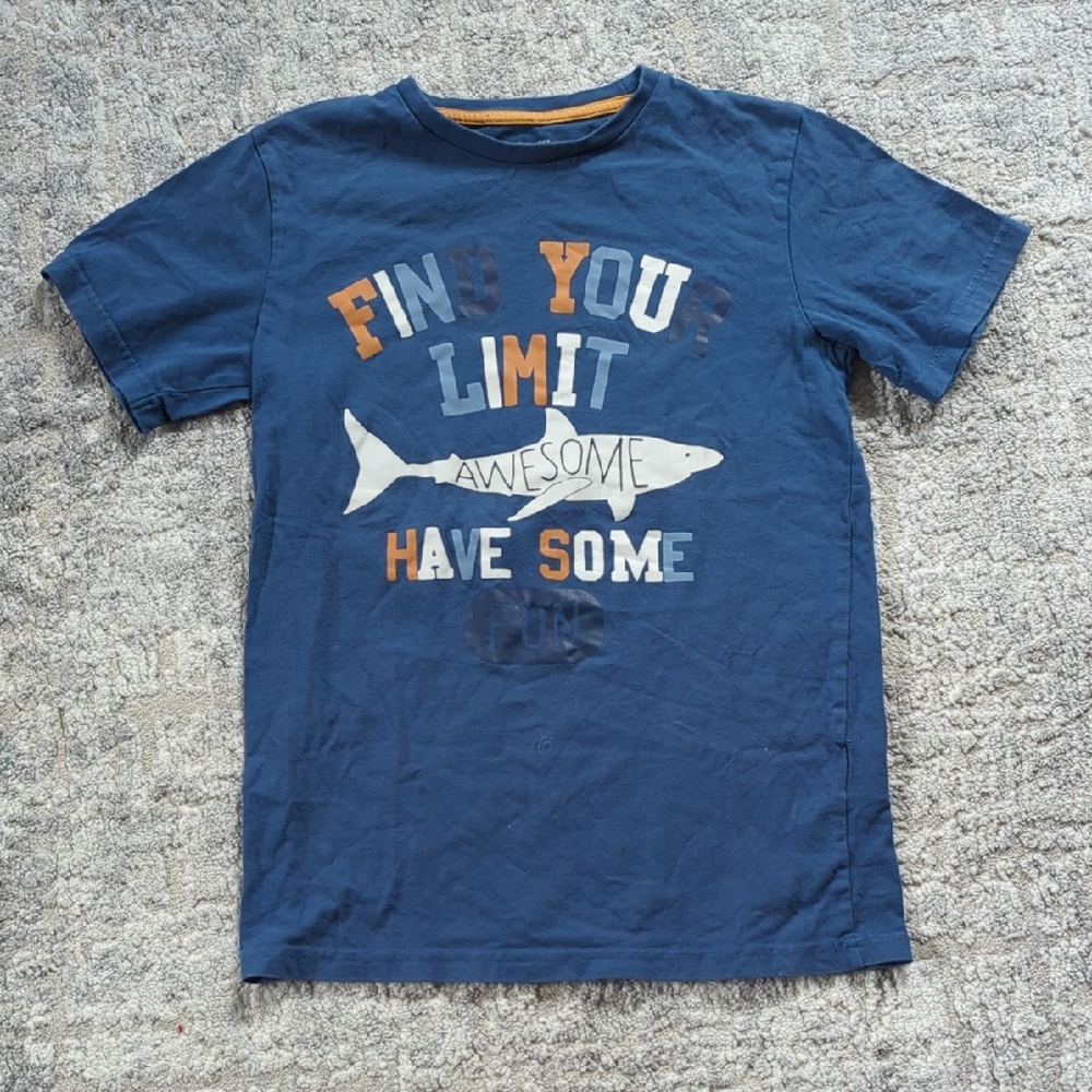 Vertbaudet Shark Graphic T-Shirt Size 12